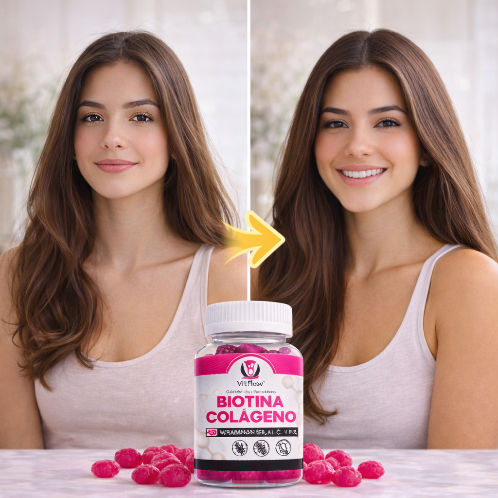 Vitflow® Gummies Biotina + Colágeno